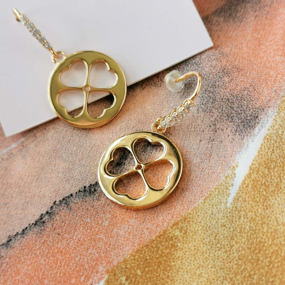 Kate Spade - Symbols Flotal - Gold Drop Earrings - Picture 3 of 3